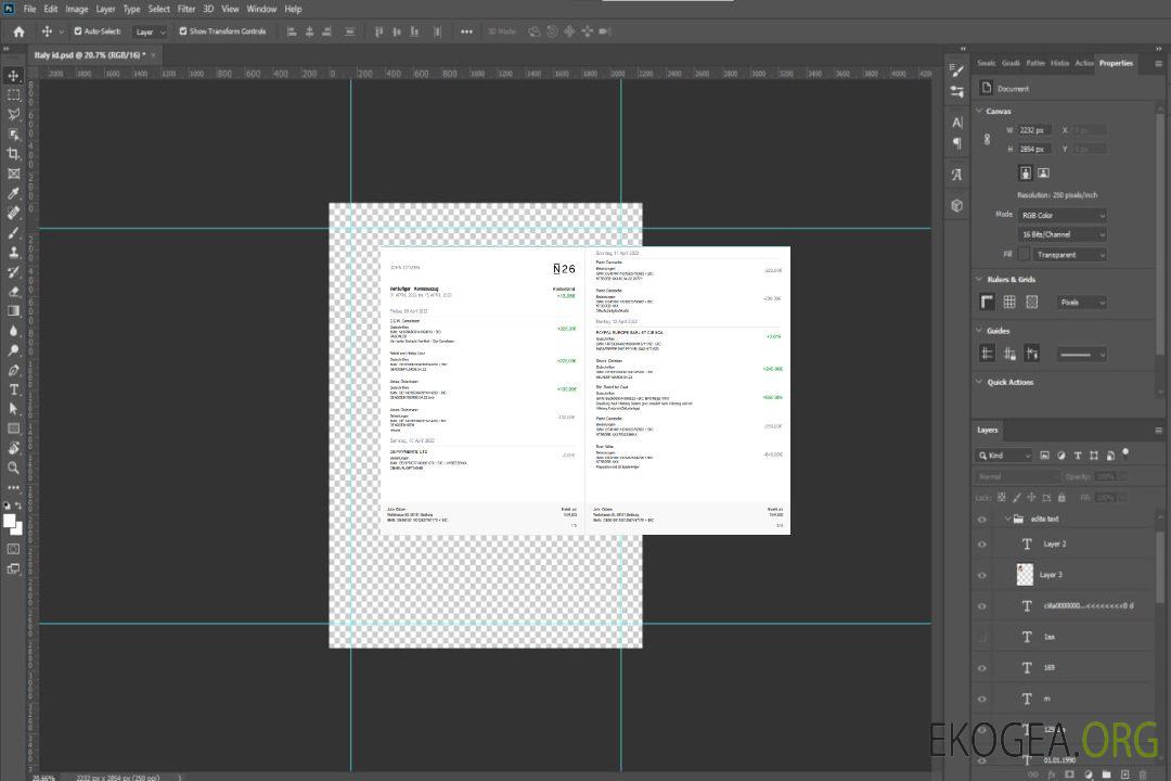 Relevé bancaire Allemagne N26 5 pages template Relevé bancaire Allemagne N26 5 pages template